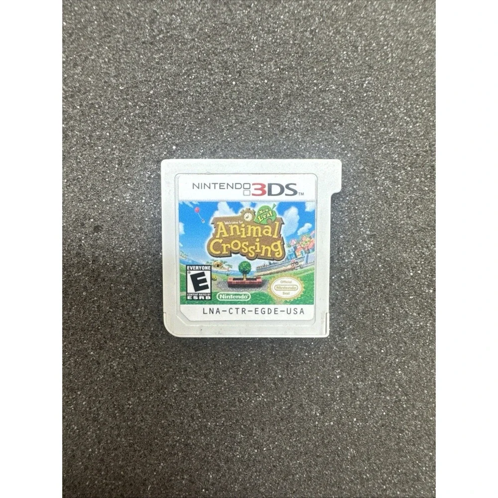 Nintendo 3DS Animal Crossing New Leaf Game Cartridge Tested Authentic